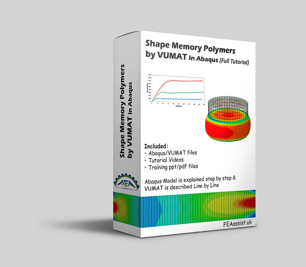 Shape Memory Polymers (SMP) by VUMAT in Abaqus