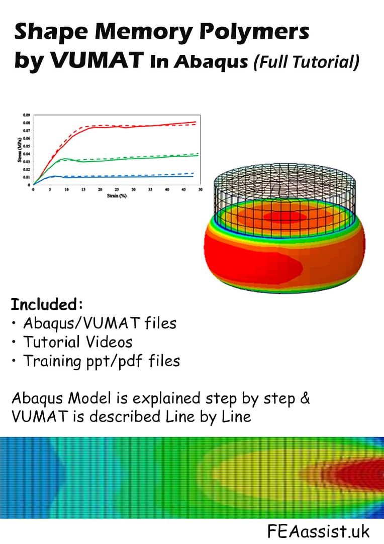 Shape Memory Polymers (SMP) by VUMAT in Abaqus